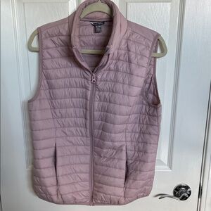 Pink Quilted Puffer Vest